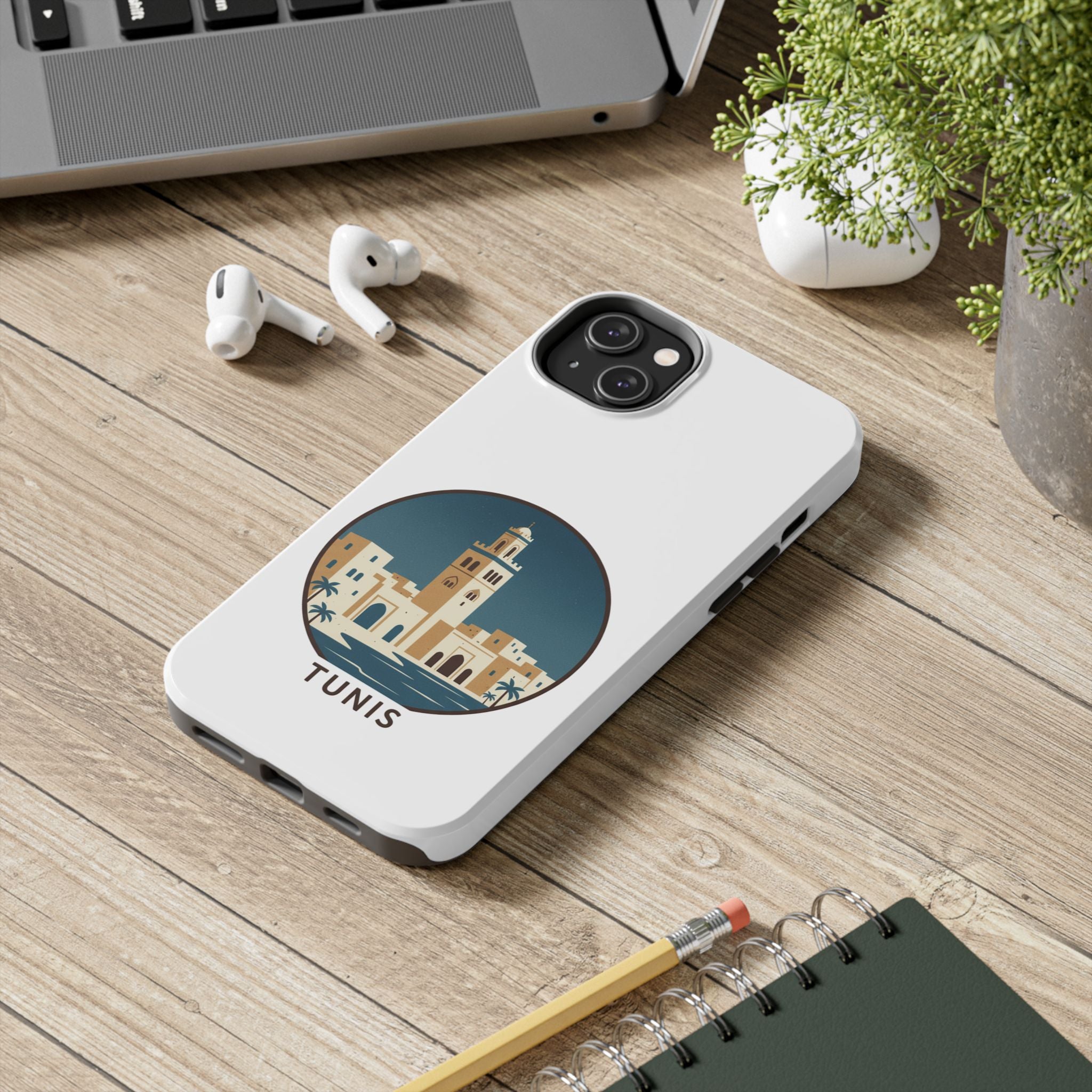 Tunis Cityscape Phone Case — Tough Protective iPhone Case