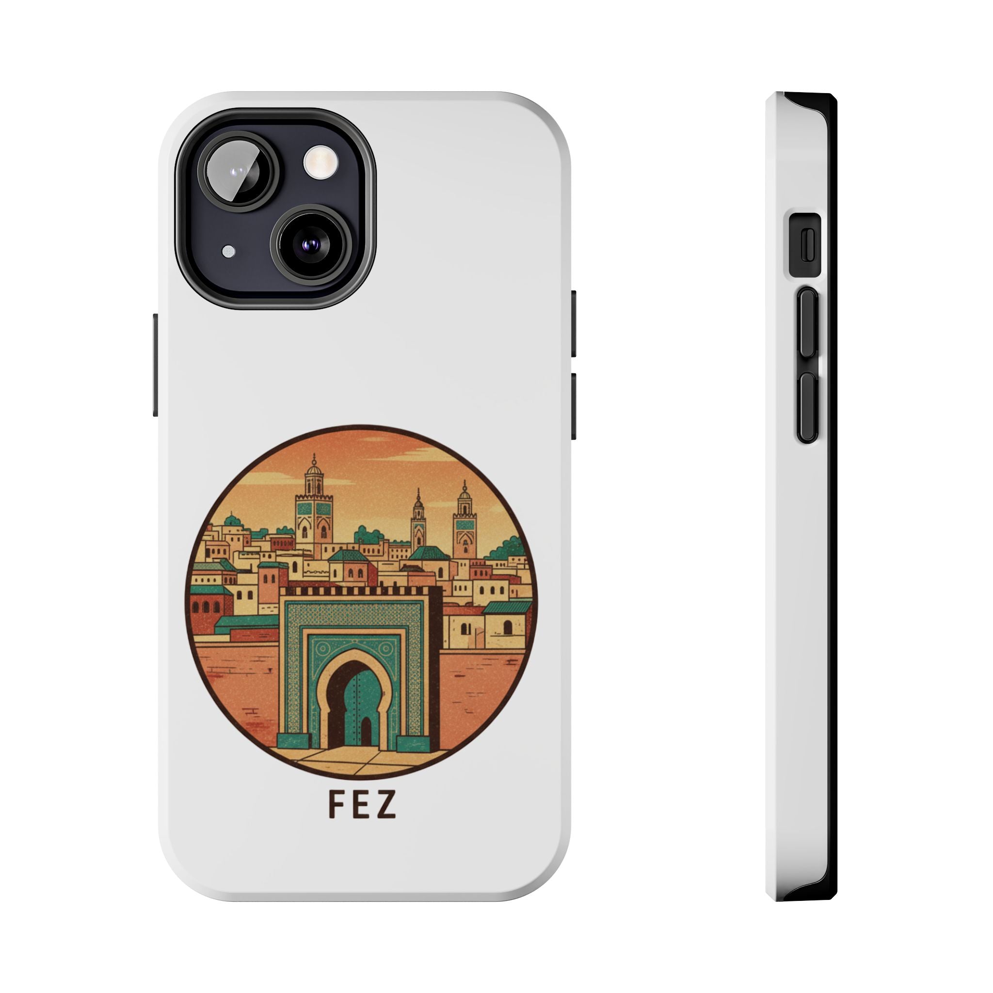 Fez City Tough Phone Case — Moroccan Archway Travel Phone Case