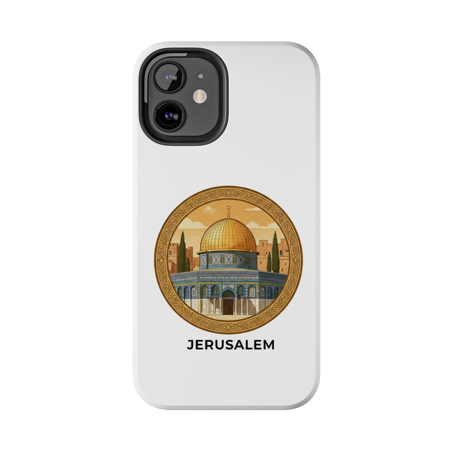 Jerusalem Dome Tough Phone Case — Golden Dome of the Rock Illustration