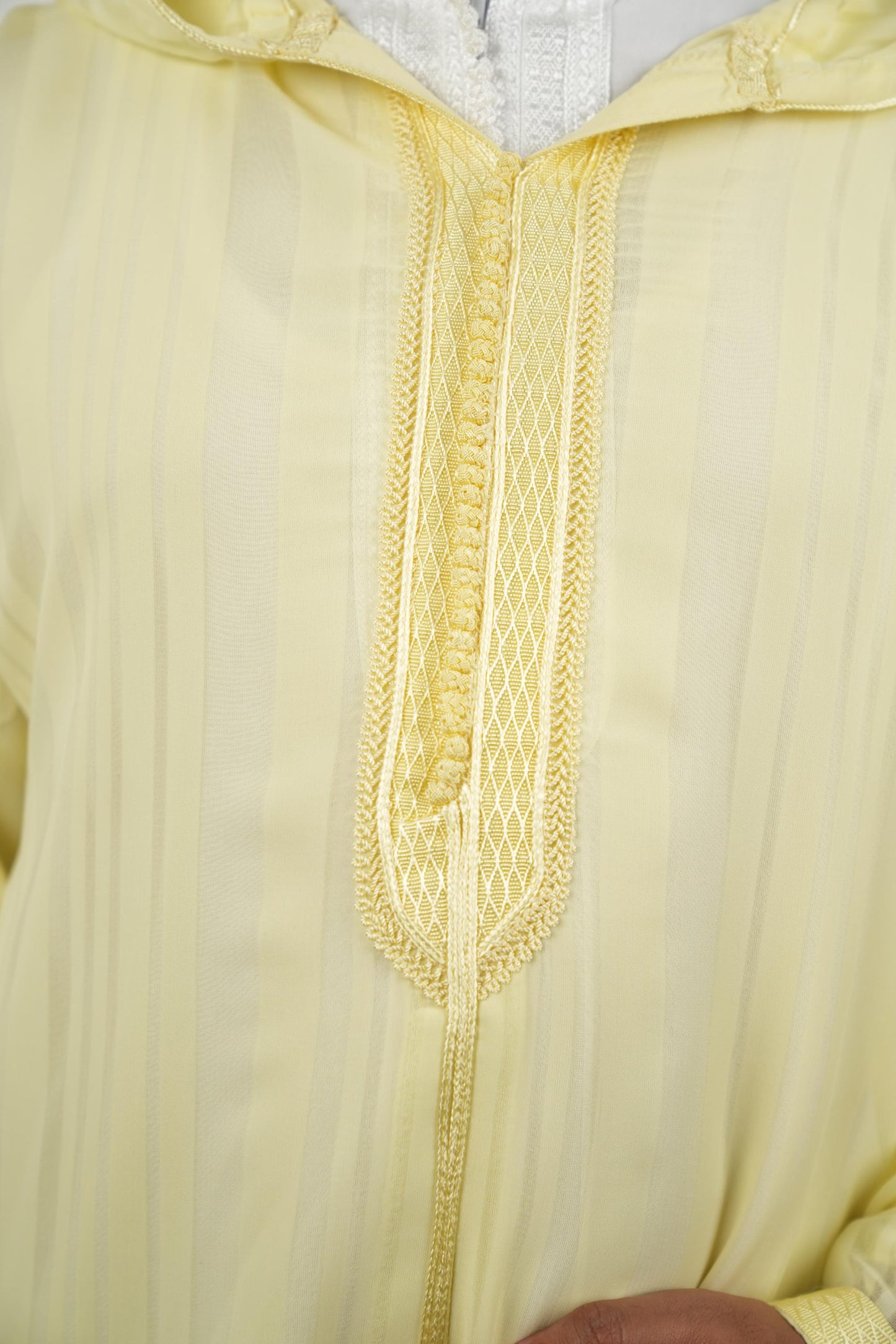 Gold cream Jellaba Soussdi