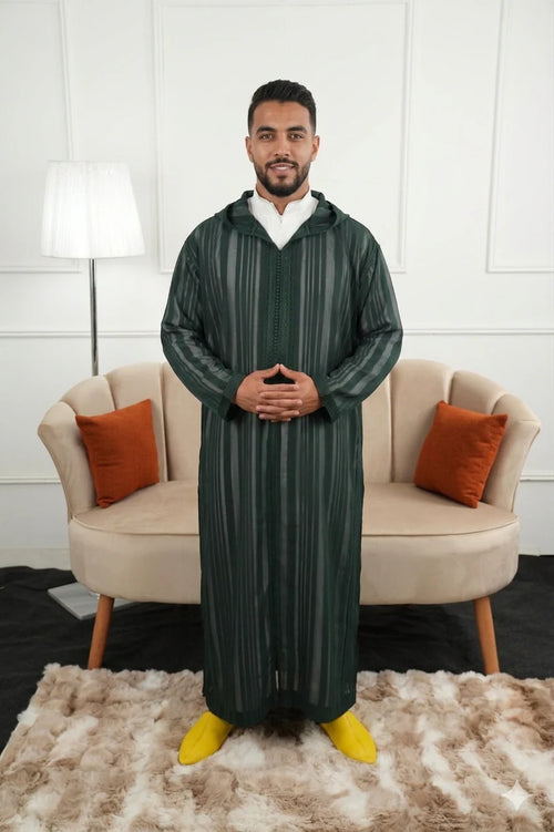 Jellaba Moussline Rayures