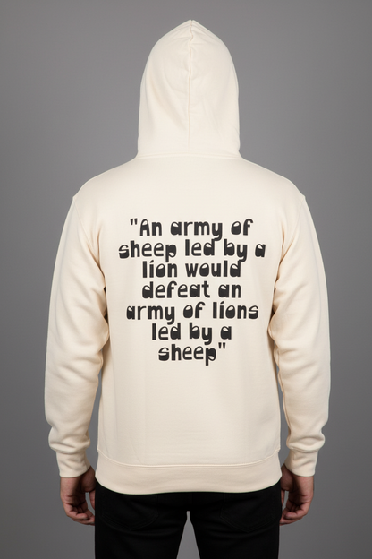 Army Quote Back Print