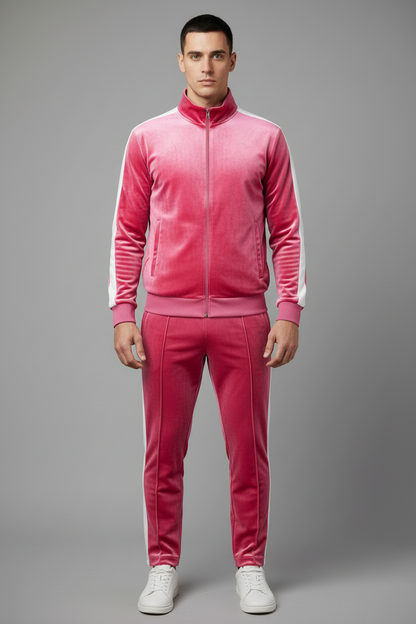 Men’s Velvet Tracksuit Set