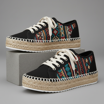 Black Espadrille
