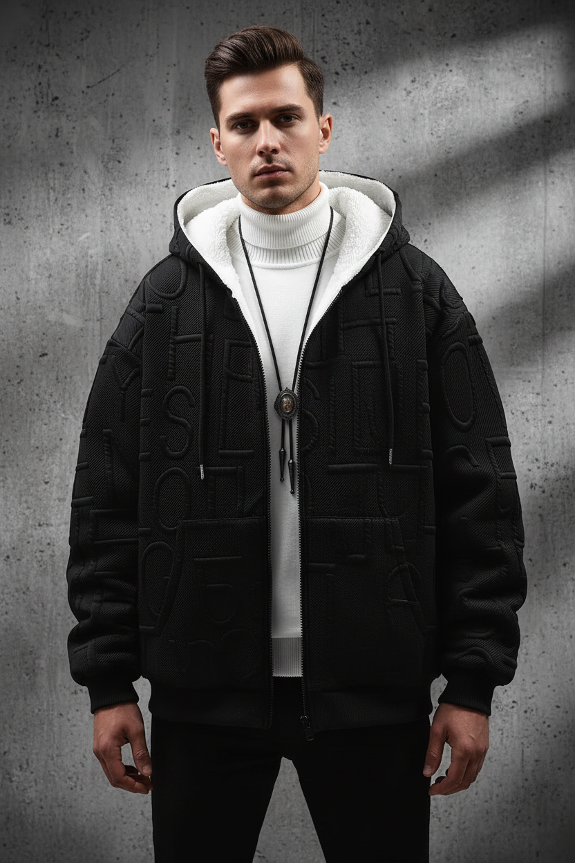 Hooded Jacket with Full-Zip