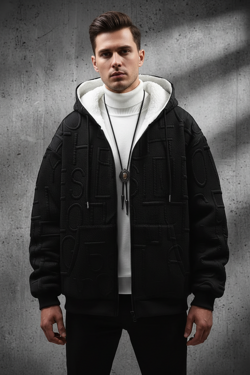 Hooded Jacket with Full-Zip