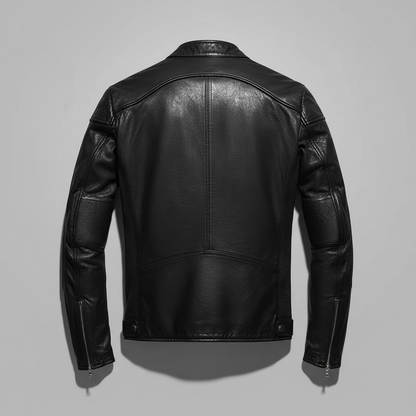 Black Jacket Back Grey