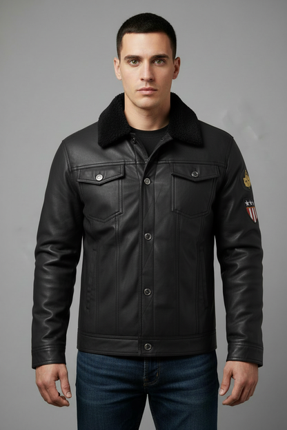 Black leather jacket - updated