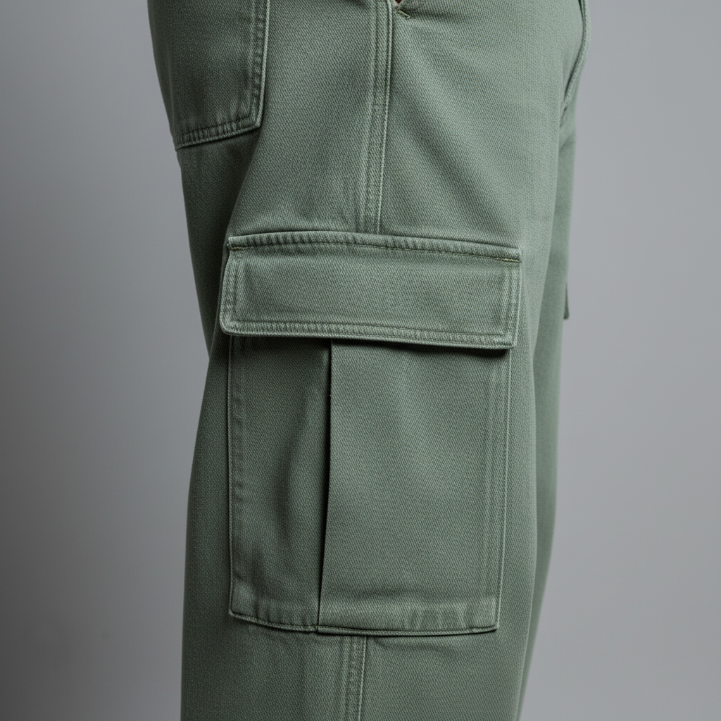 Cargo pants pocket detail