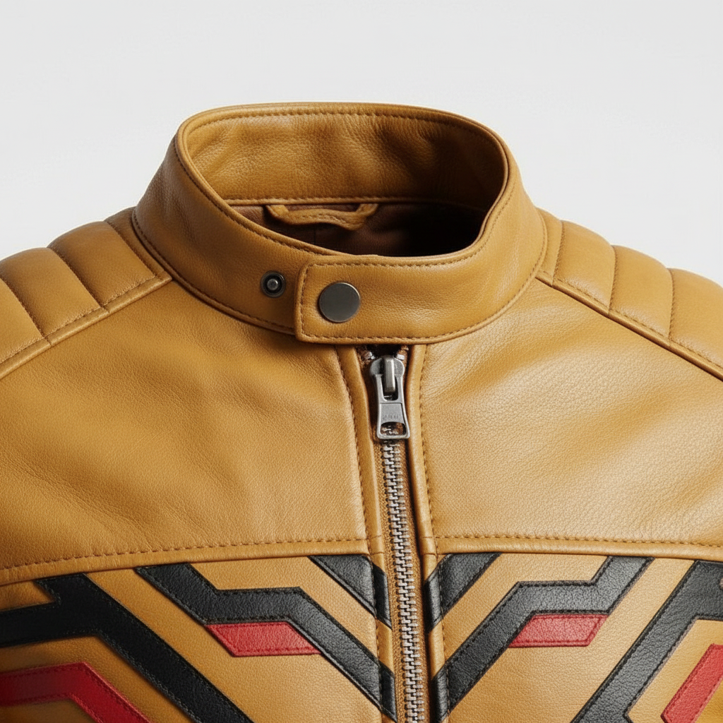 Mustard Leather Jacket