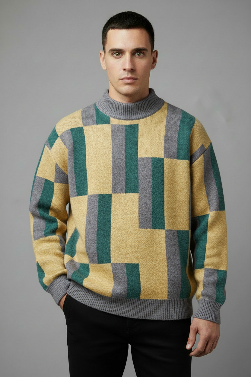 Colorblock Sweater