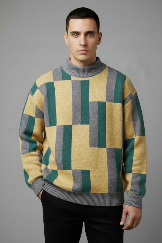 Colorblock Sweater