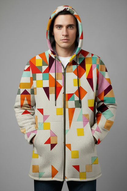 Colorful Geometric Hoodie - Updated