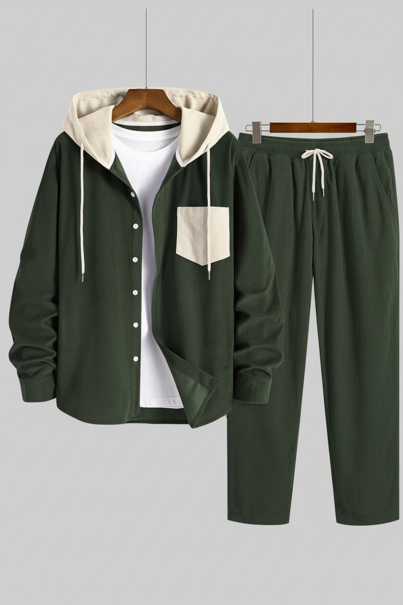 Set for Men Corduroy Material