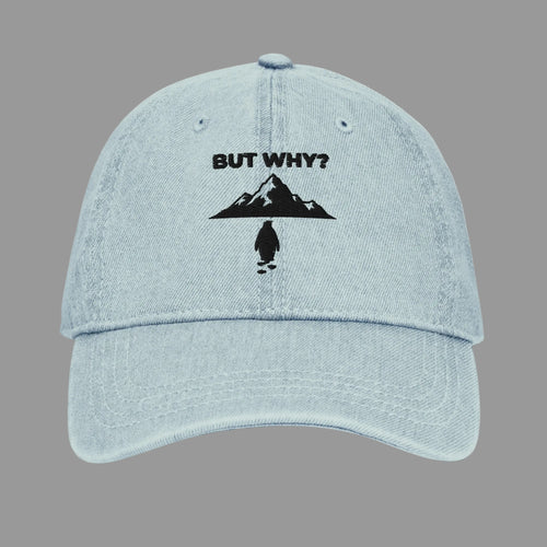 Embroidered Nihilist Penguin Denim Cap C