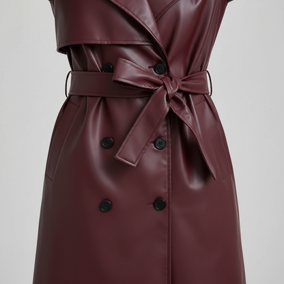 Double-breasted button detail