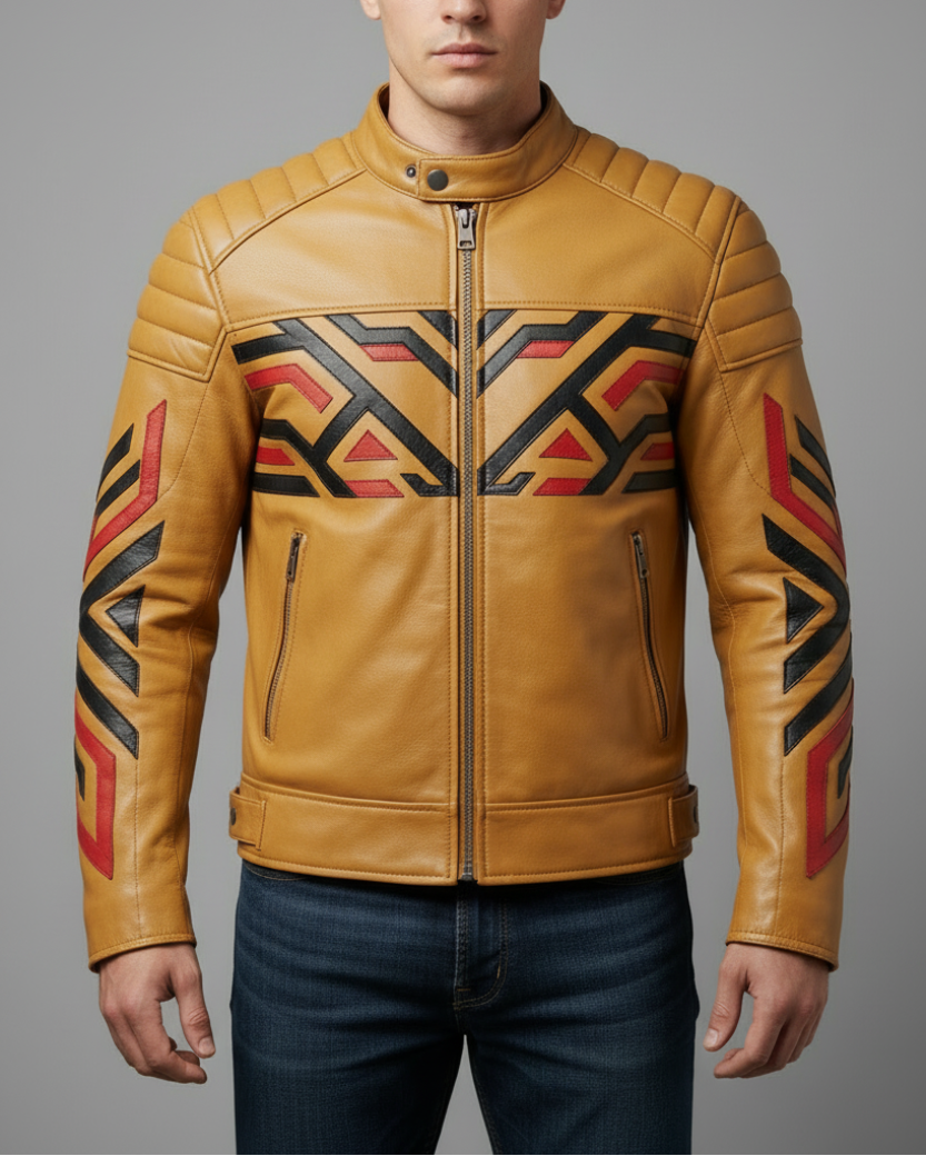 Mustard Leather Jacket