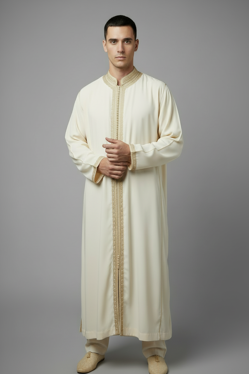 Front view - Hands clasped pose