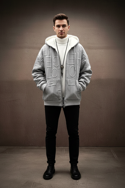 Hooded Jacket with Full-Zip