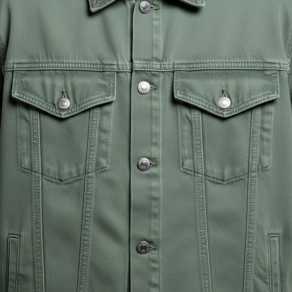 Jacket chest pocket detail