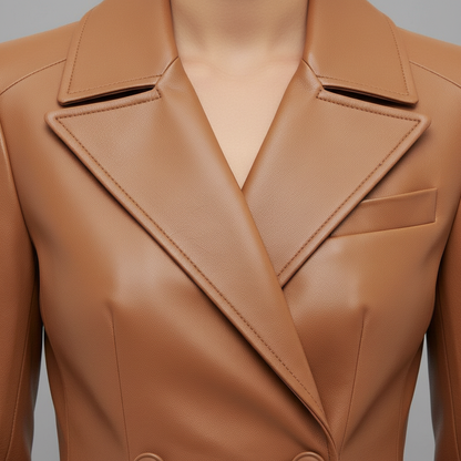 Lapel collar detail