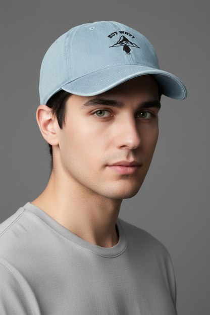 Model Three-Quarter View - But Why Cap