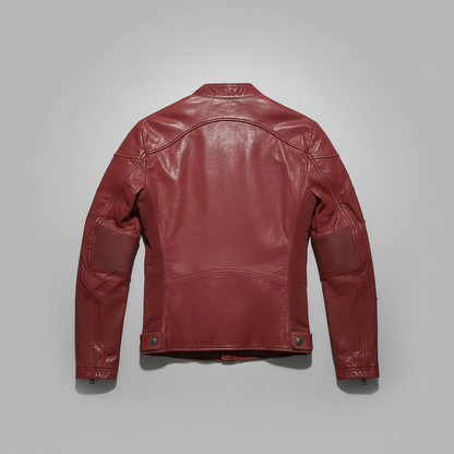 Red Jacket Back Grey BG