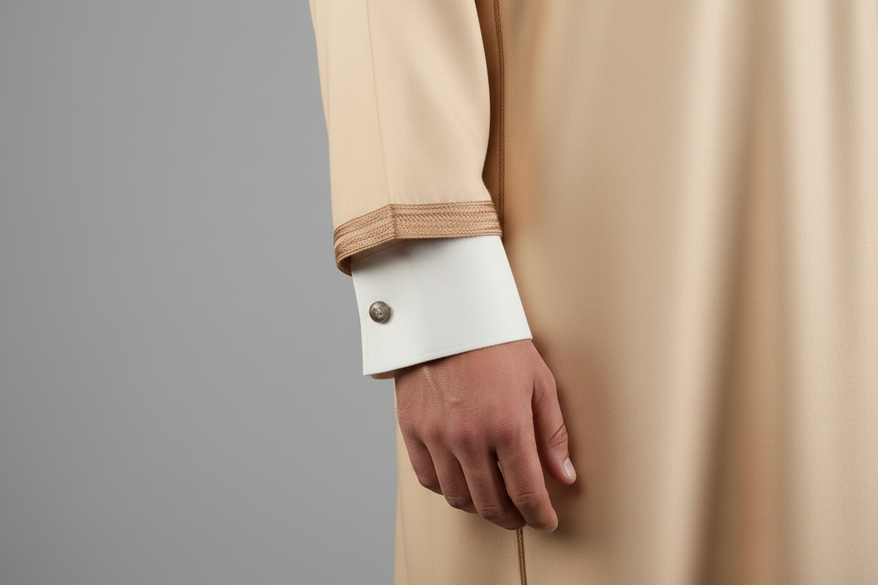 Sleeve Cuff with Qamis Detail