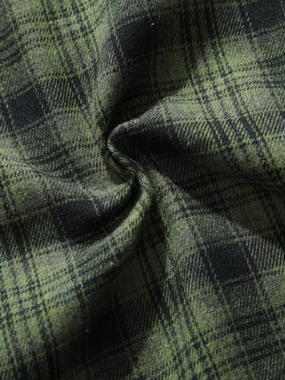 Plaid Cargo Jacket