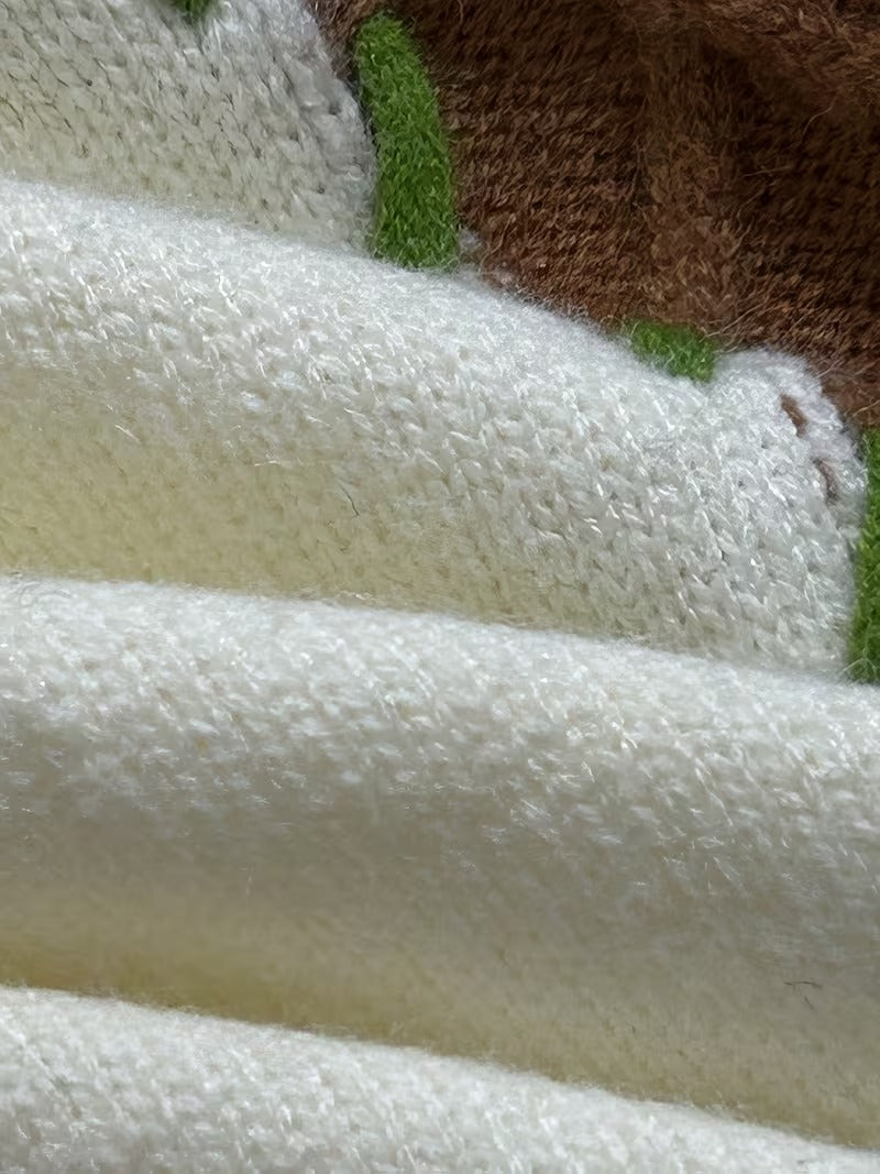 BOHO Round-Neck Sweater Colorful