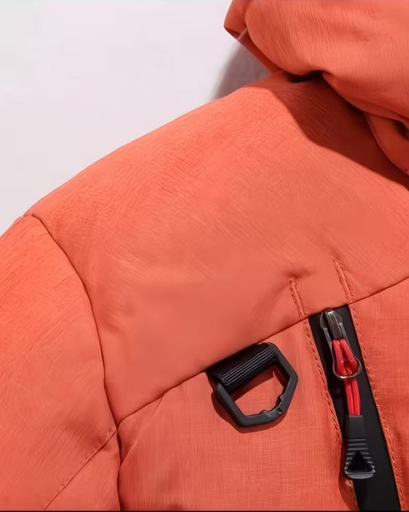 Puffer jacket, thickened padded.