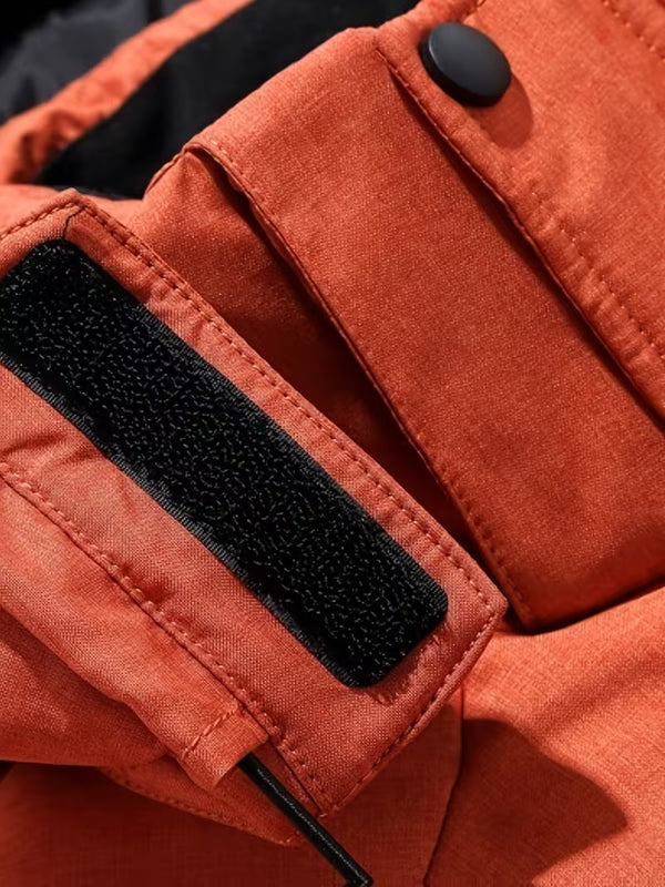 Puffer jacket, thickened padded.