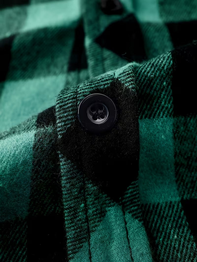 Three Pieces Men's Plaid Jacket