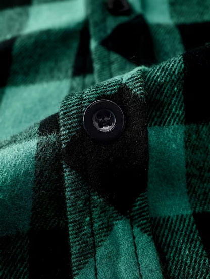 Three Pieces Men's Plaid Jacket