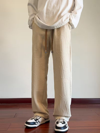 Straight Leg Pants | Jacquard