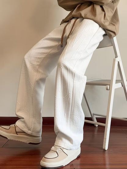 Straight Leg Pants | Jacquard