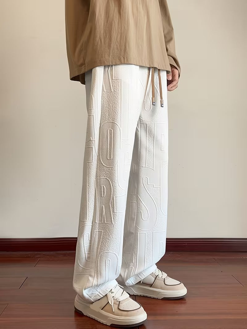 Straight Leg Pants | Jacquard