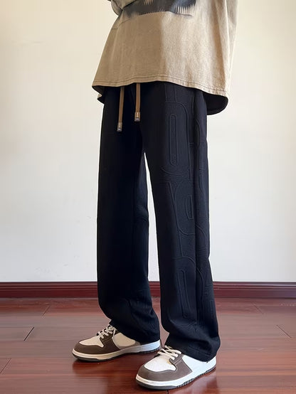Straight Leg Pants | Jacquard