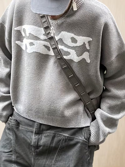 Round Neck Knit Sweater