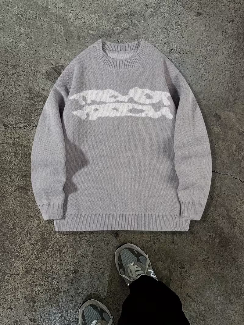 Round Neck Knit Sweater