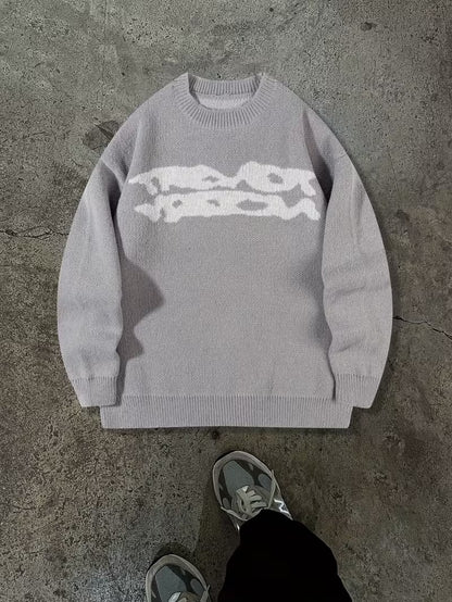 Round Neck Knit Sweater