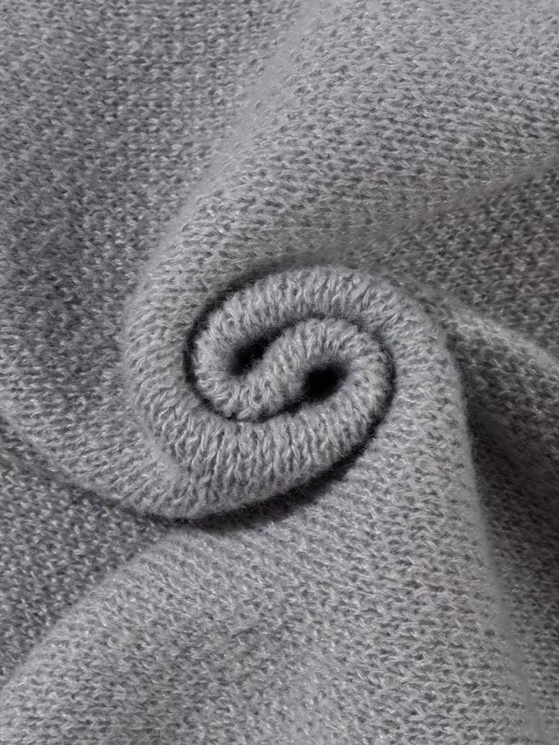 Round Neck Knit Sweater