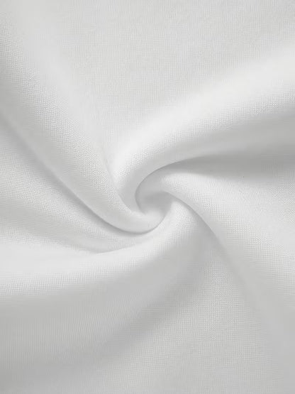 Floral Print Hooded Sweatshirt in White with "Positive" Lettering