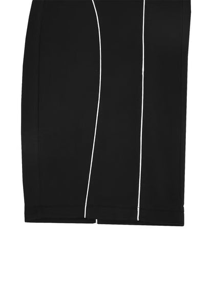 Men's Black Striped Set