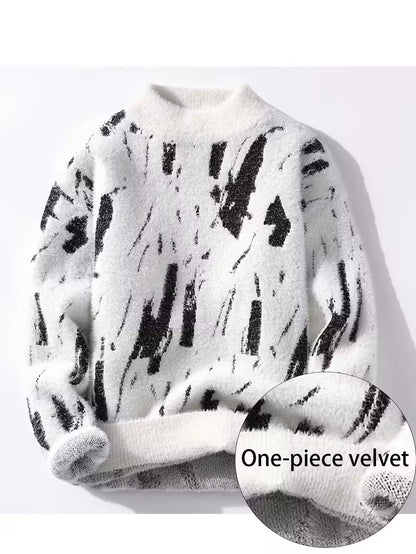 Men's  Long-Sleeve Knitted Sweater