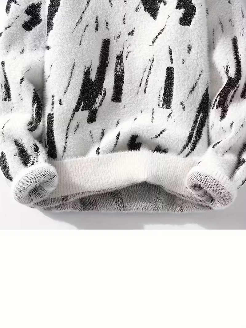 Men's  Long-Sleeve Knitted Sweater