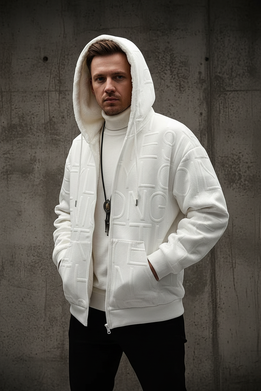 Hooded Jacket with Full-Zip
