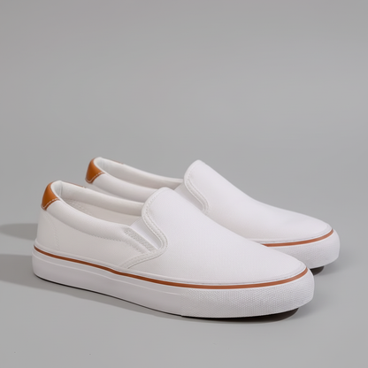 White Slip-On